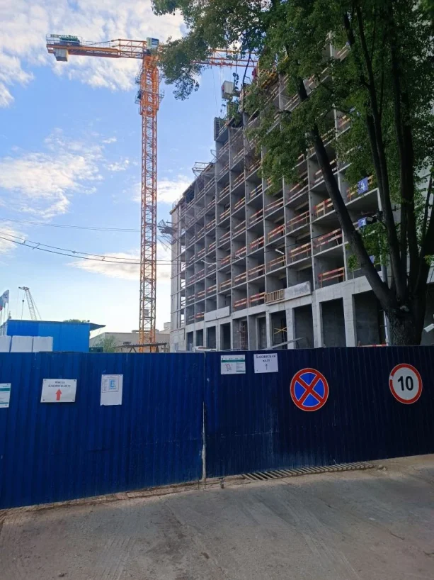 Строящийся крупный ЖК Реновация Бакинская вл. 31