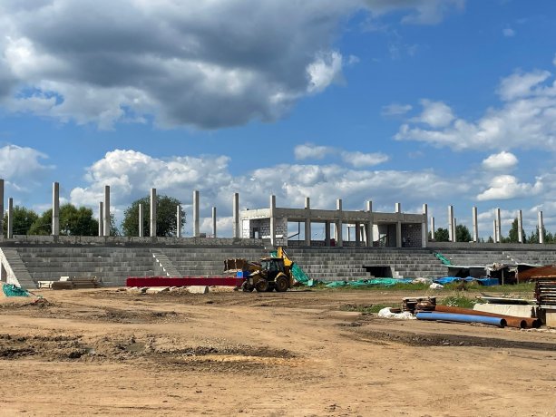Реконструкция стадиона «Спартак» Можайск.