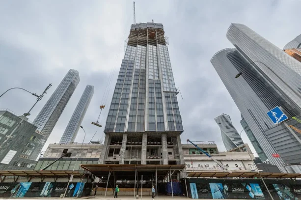 Дом Дау Москва-Сити - самый высокий строящийся жилой многофункциональный проект.