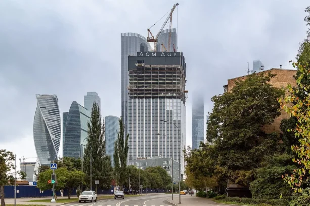 Дом Дау Москва-Сити - самый высокий строящийся жилой многофункциональный проект.