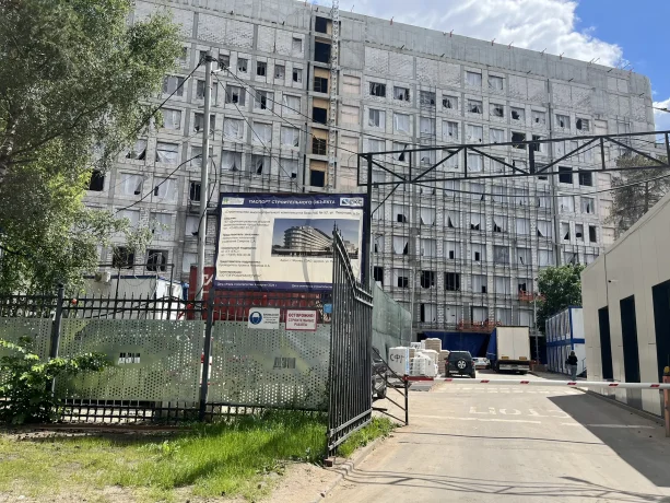 Строительство медицинского комплекса клинической больницы №52 Москва Пехотная вл.3