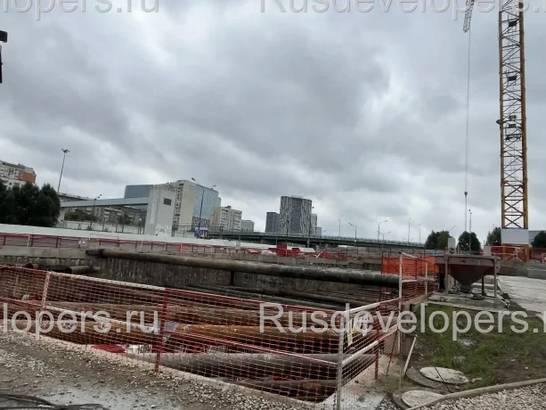 Строительство многофункционального комплекса (МФК) в составе ТПУ «Мневники».