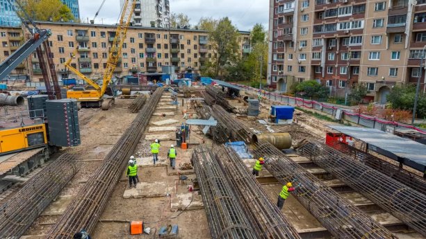 Строящийся высотный комплекс «Аурус Резиденции» (Aurus Residences) «Сити-2».