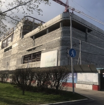 Реконструкция кинотеатра Киргизия.