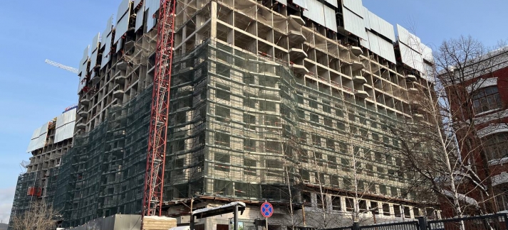 Строительство 4-й очереди Жилого комплекса Символ.