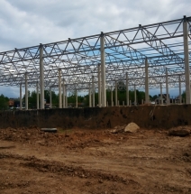 Строительство нового складского комплекса в Истре.