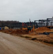 Строительство офисно-складского комплекса Amasone-Werke в Домодедово.