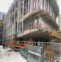Строительство уникальной Школы-лаборатории «Новый взгляд» в Хамовниках.