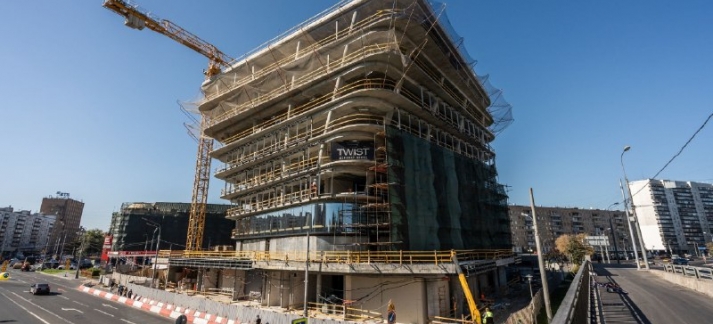 Строительство нового Делового центра TWIST​ .
