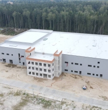 Строящийся Завод по производству лекарственных средств в Черноголовке.