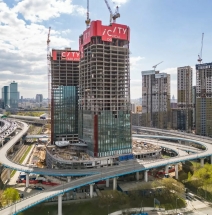 Высотное строительство в Москве - 4 уникальных строящихся объекта в активной стадии строительства.