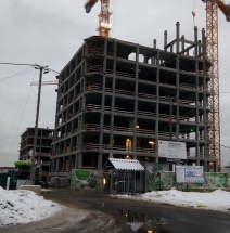 Строящееся Производственно- административное здание технопарк Руднево.