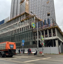 Новый строящийся Бизнес-Центр  улица Ходынская вл. 2/9.