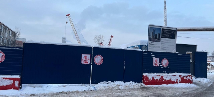 Строительство Жилого Комплекса SOLOS по адресу Сокольнический вал, 2А.