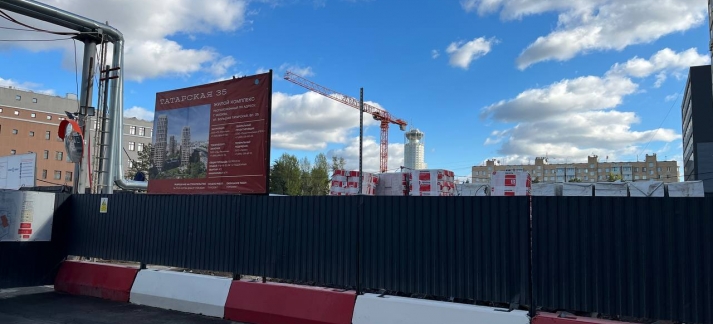 Строительство Жилого комплекса «Татарская 35» элит-класса в Замосковоречье.