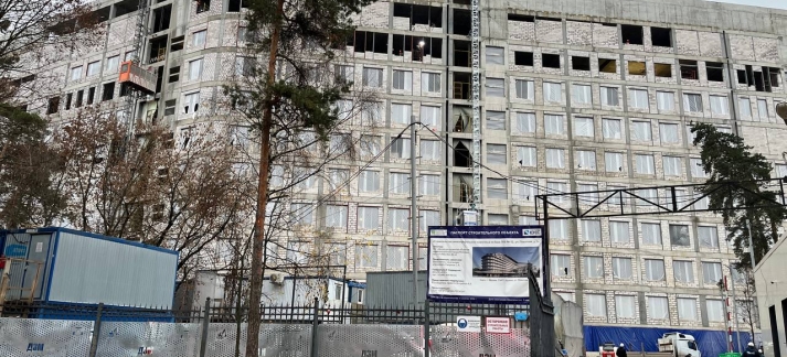 ​Строительство медицинского комплекса клинической больницы №52 Москва Пехотная вл.3