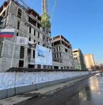 Строительство кампуса МГСУ.