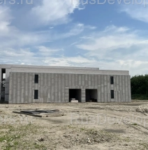 Строительство производственно-складского комплекса Брусника Восток Сафоновское.